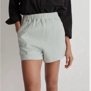 Madewell Shorts Women  Gauze Airy Easy On Lightspun Beach Pocket